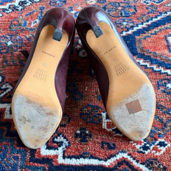 Maryam Nassir Oxblood Boots - Picture 4 of 4